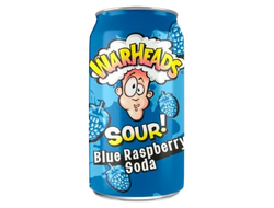 Газированный напиток WarHeads Sour Blue Raspberry Soda 355мл