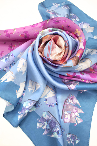 Павловопосадский платок 10135-13