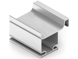 GOLA Профиль L вертикальный, Серебро крацованное (brush polish), L=4500  GA0781.VP450.SLXAN.CJ  ARISTO *