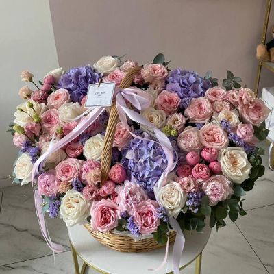 КОРЗИНА МИКС ЦВЕТОВ №10