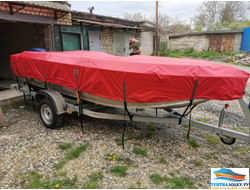 Тент на лодку Trident 450 (no console)