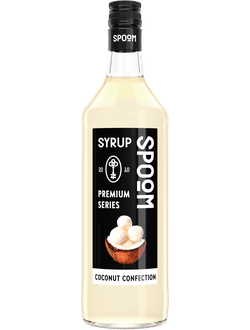 Сироп Spoom Кокосовая конфета, 1 л (для кофе, коктейлей и десертов)