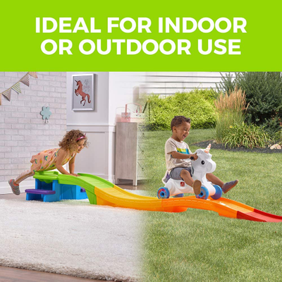 Step2 Радужные горки-2 с каталкой единорогом