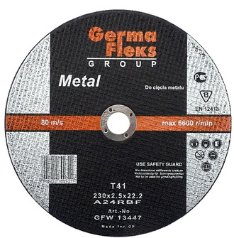 Отрезной диск для металла GermaFleksGroup 125x2,5x22,2
