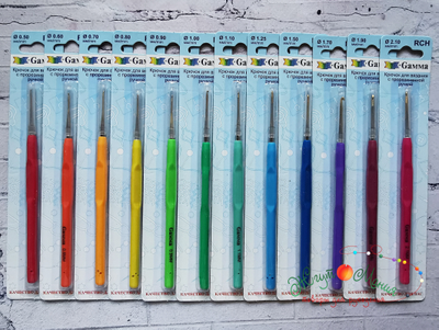 Крючки Гамма с прорезиненной ручкой RCH