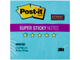 Стикеры Post-it 76x76 мм неоновые голубые (1 блок, 90 листов)