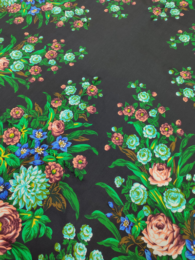 Павловопосадский платок Лунный свет 318-21