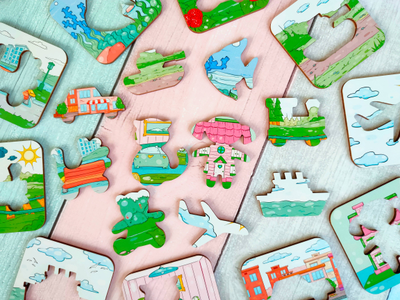 Досочки Сегена ЛАЙТ "Силуэты"