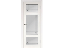 Дверь Сиена со стеклом, цвет пастель