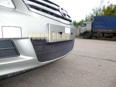 Защита радиатора Nissan Almera 2013 - black