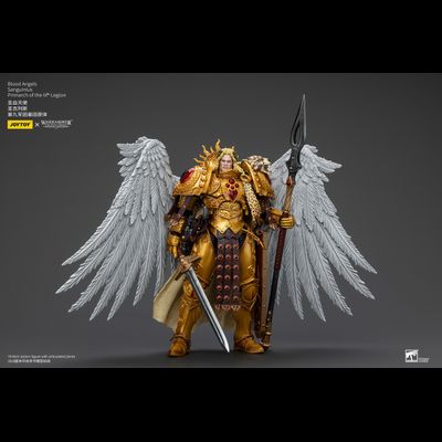 Сангвиний, Примарх Кровавых Ангелов (Warhammer Horus Heresy) - КОЛЛЕКЦИОННАЯ ФИГУРКА 1/18 Blood Angels Sanguinius Primarch of the IX Legion (JT00218) - JOYTOY