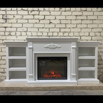 Электрокамин Брукс LUX WT с очагом Sparta 25.5 LED