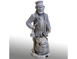 Купец с мешком соли, литьевой мрамор. ОПТ