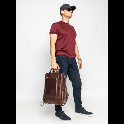 Кожаный рюкзак Viterbo Premium brown (арт. 3111-53)