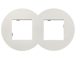 Рамка 2 поста матовая белая Siza Vieira - Quadro 45 - Efapel 43920 TBM