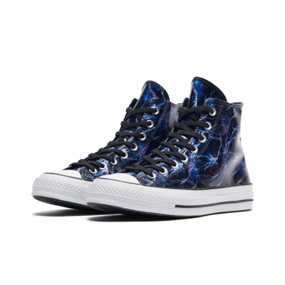 Купить Кеды Converse Chuck Taylor All Star 70 Lightning Blue синие высокие с молниями 163787C