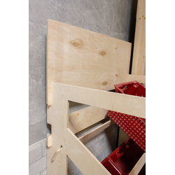 (МКФ0300) Мебель-конструктор из фанеры напольный стеллаж "FREE TIME"