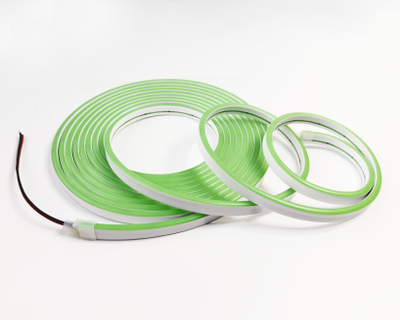 Гибкий светодиодный неон 2835 120LED/m 4.5х13х5000мм 12V IP67 GREEN