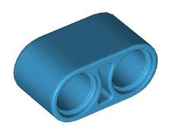 Technic, Liftarm Thick 1 x 2, Dark Azure (43857 6443910)