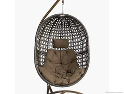 Подвесное кресло "Кокон" из ротанга CALAMUSDON Звездочка