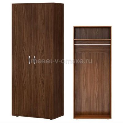 ОМ840 Шкаф 2-х дверный для одежды "Гермес". Размер: 804х1974х424.