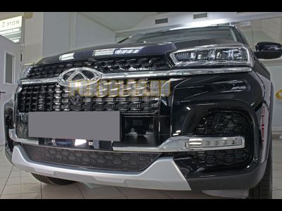 Защита радиатора Chery Tiggo 8 2020- black низ