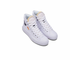 Оригинальные белые высокие Кеды Converse Chuck Taylor All Star с оранжевой подошвой A00423C