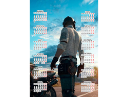 Календарь настенный PlayerUnknown’s Battlegrounds, PUBG, ПУБГ №20