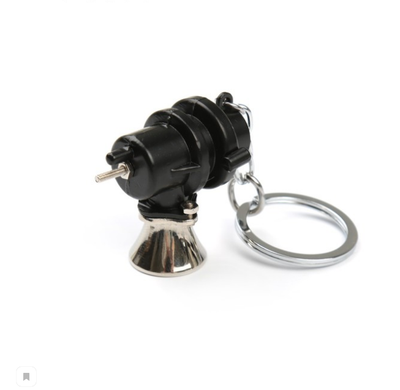 Брелок турбина, металл, ЧЁРНЫЙ