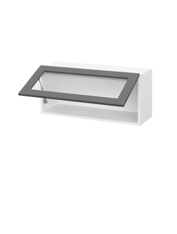 Кельн модульная кухня Шкаф верхний горизонтальный со стеклом ШВГС 800