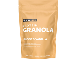 Гранола протеиновая "PROTEIN GRANOLA CHOCO & VANILLA", 220г (R.A.W.LIFE)