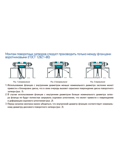 Дисковый поворотный затвор RSV79 DN125 PN16