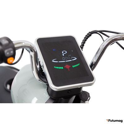 Электротрицикл Rutrike Gelbert Beta 48V/60V 800Вт серебристо-белый