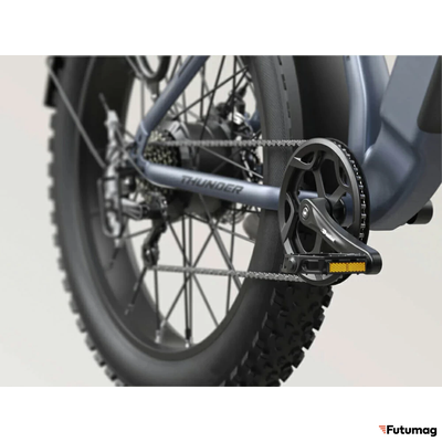 Электровелосипед QRONGE THUNDER (4.0) серый