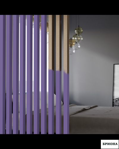 Интерьерная перегородка 40х60 мм. (под покраску)