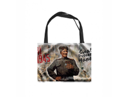 Сумка-шоппер на 9 Мая, День Победы Слава русскому народу!