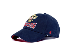 Бейсболка РОССИЯ темно-синяя (55-58) 101565