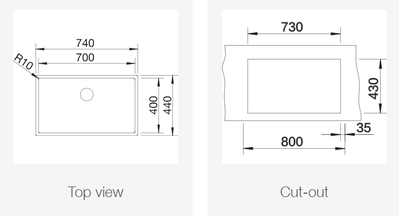 Мойка Blanco Claron 700-IF