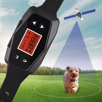 Электронный портативный GPS-забор для собак F800 в виде ошейника