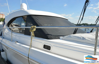 СЕТКА BOATCOVER PVC ТЕНЕВАЯ ЧЕРНАЯ И СЕРАЯ  НА ОКНА КАТЕРА ЯХТЫ  250 см. от 1 метра