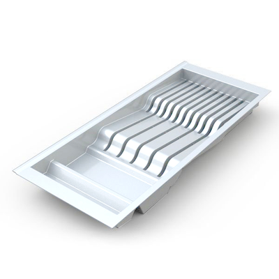 Лоток для ножей Mesan TrayBond, 5 больш.+6 маленьких (Ш206,5ХГ480-444хВ45) белый