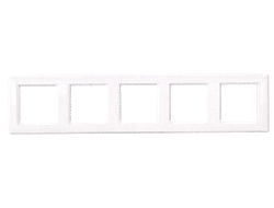 Jung EP485WW ECO profi, Рамка 5 постов, белый