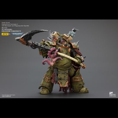 Терминатор Савана Смерти (Warhammer 40K) - КОЛЛЕКЦИОННАЯ ФИГУРКА 1/18 Death Guard Deathshroud Terminator 2 (JT02595) - JOYTOY