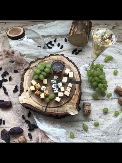 спил со стеклянным клошем S