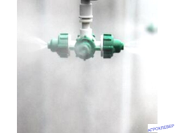 Туманообразователь  4 сопла  26,0 л/ч 2,5 бар разъем 6,0 мм, (зеленый)