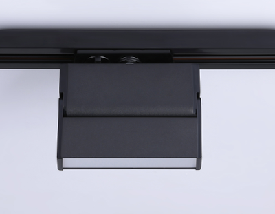 Трековый однофазный светодиодный светильник GL 6803 BK черный LED 6W 4200K 115*22*87