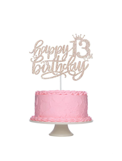 Топпер "Happy 13th birthday"