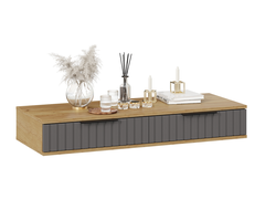 Спальня ХИЛТОН - Стол туалетный Дуб Крафт золотой/Графит матовый