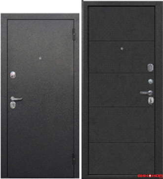 7,5 см Гарда Букле Черный , Бетон Графит