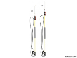 Насадка телескопическая высокого давл.,  дл. 274см - 732см; вход 3/8"г  - выход 22х1,5"г + ствол БРС